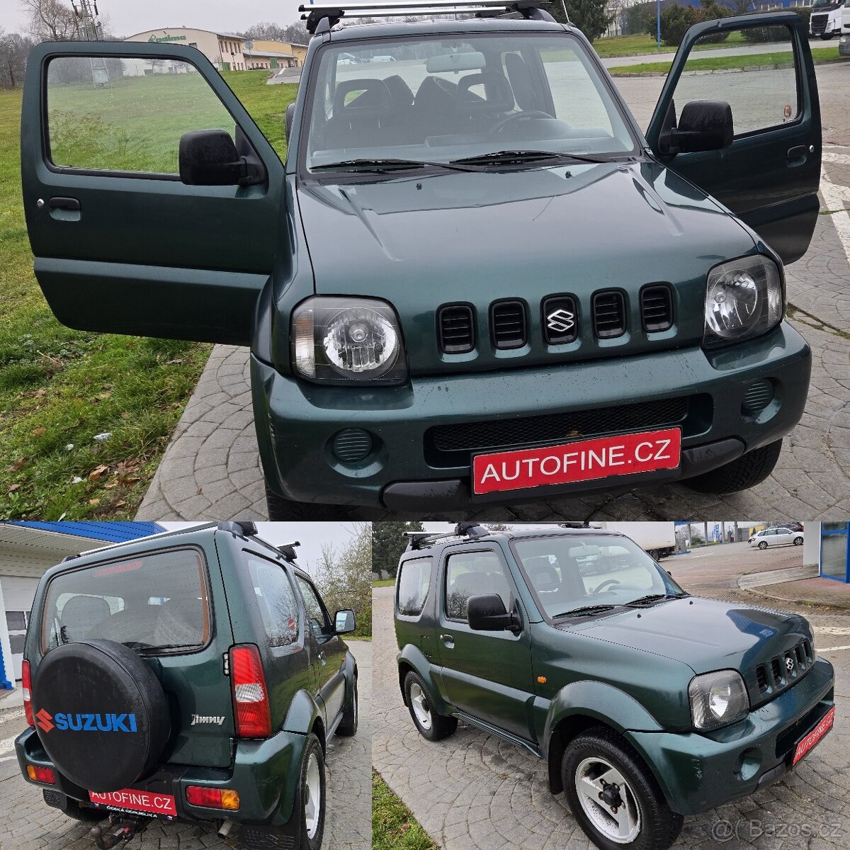 SUZUKI JIMNY 4x4 1,3 BENZÍN 140tis.km TAŽNÉ, SADA KOL NAVÍC