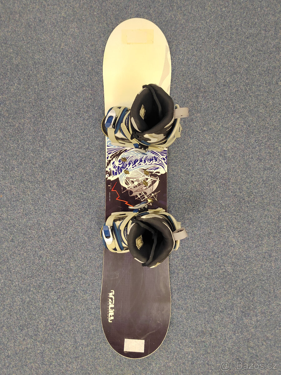 Snowboard Gravity 120cm + boty Elan 23,5