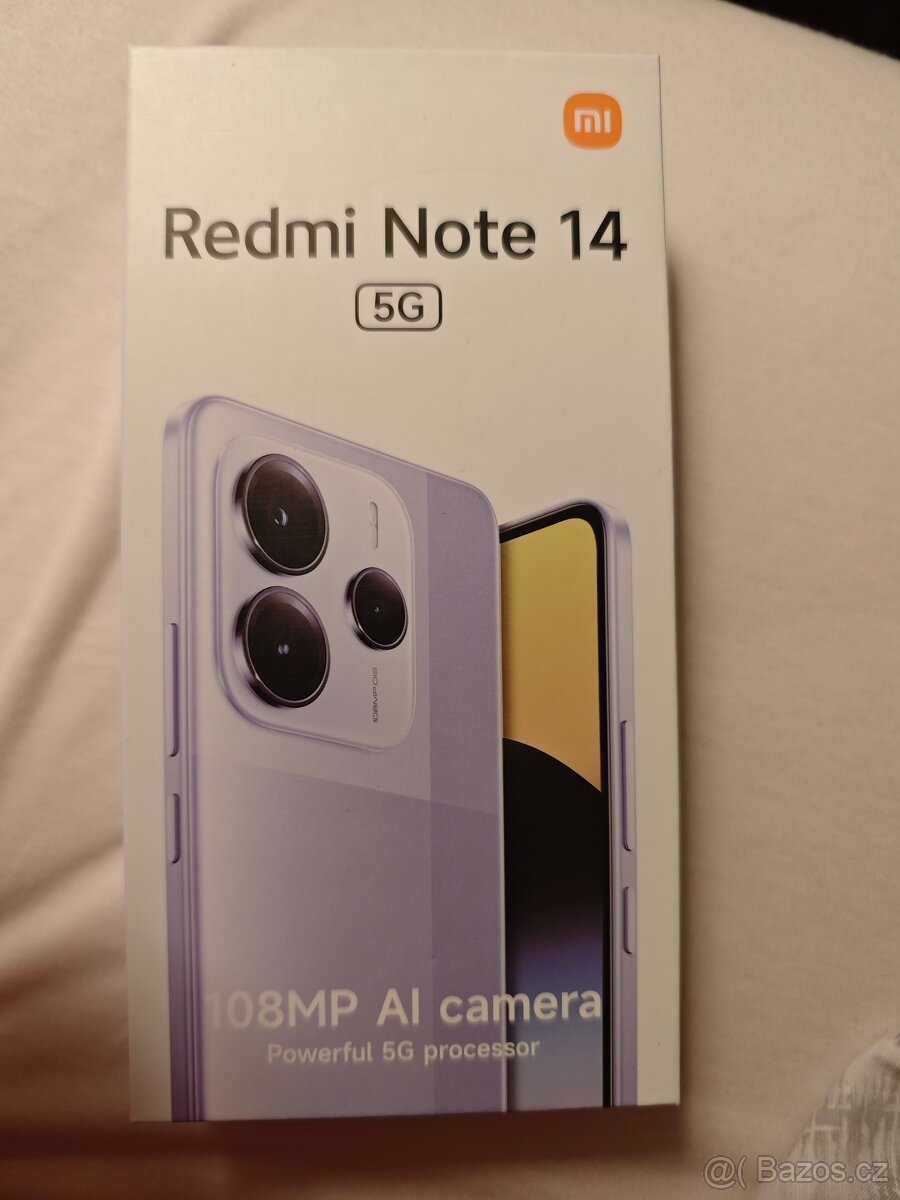 Xiaomi Redmi Note 14 5G, nerozbalena，novy