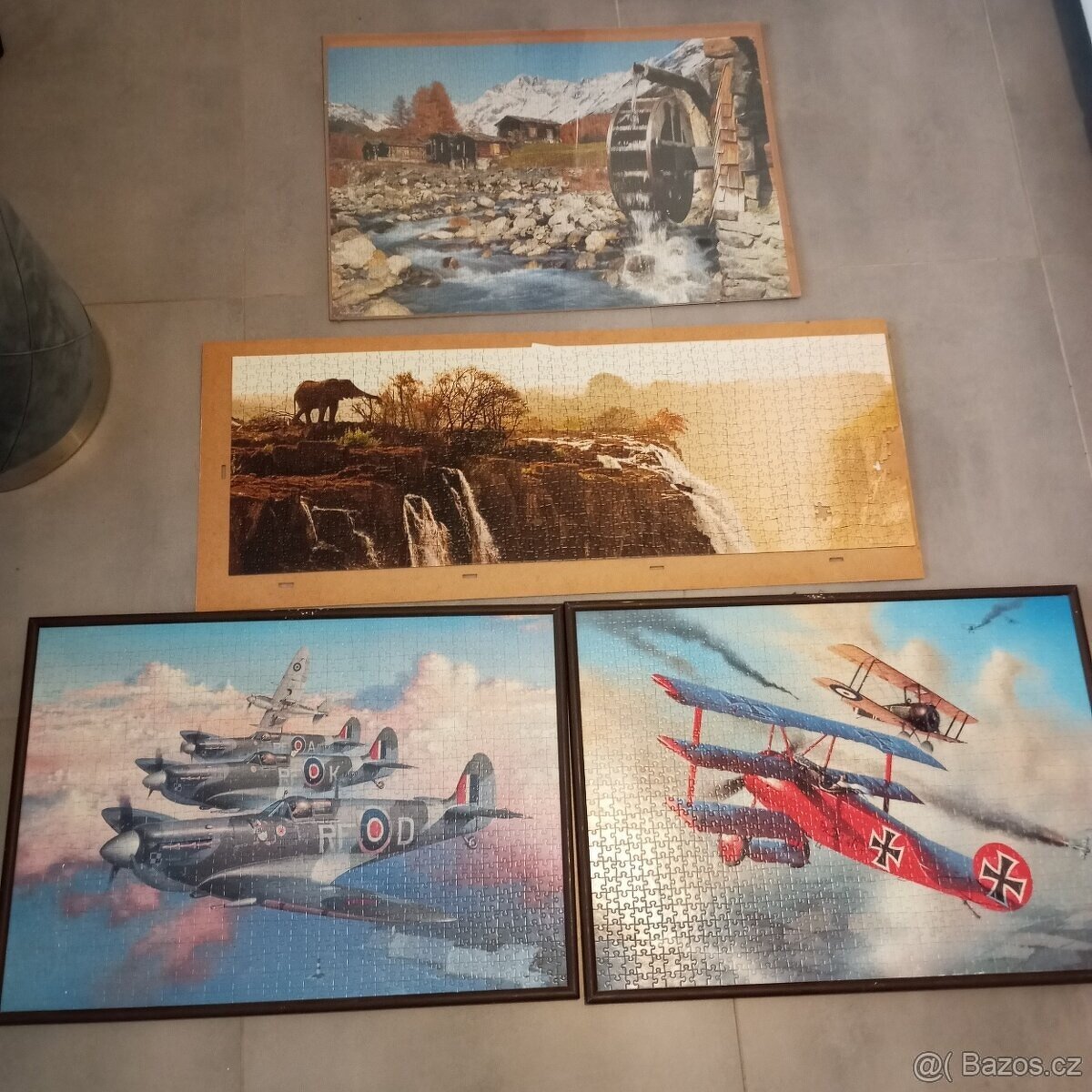 4x složená Puzzle za celkem 120 Kč