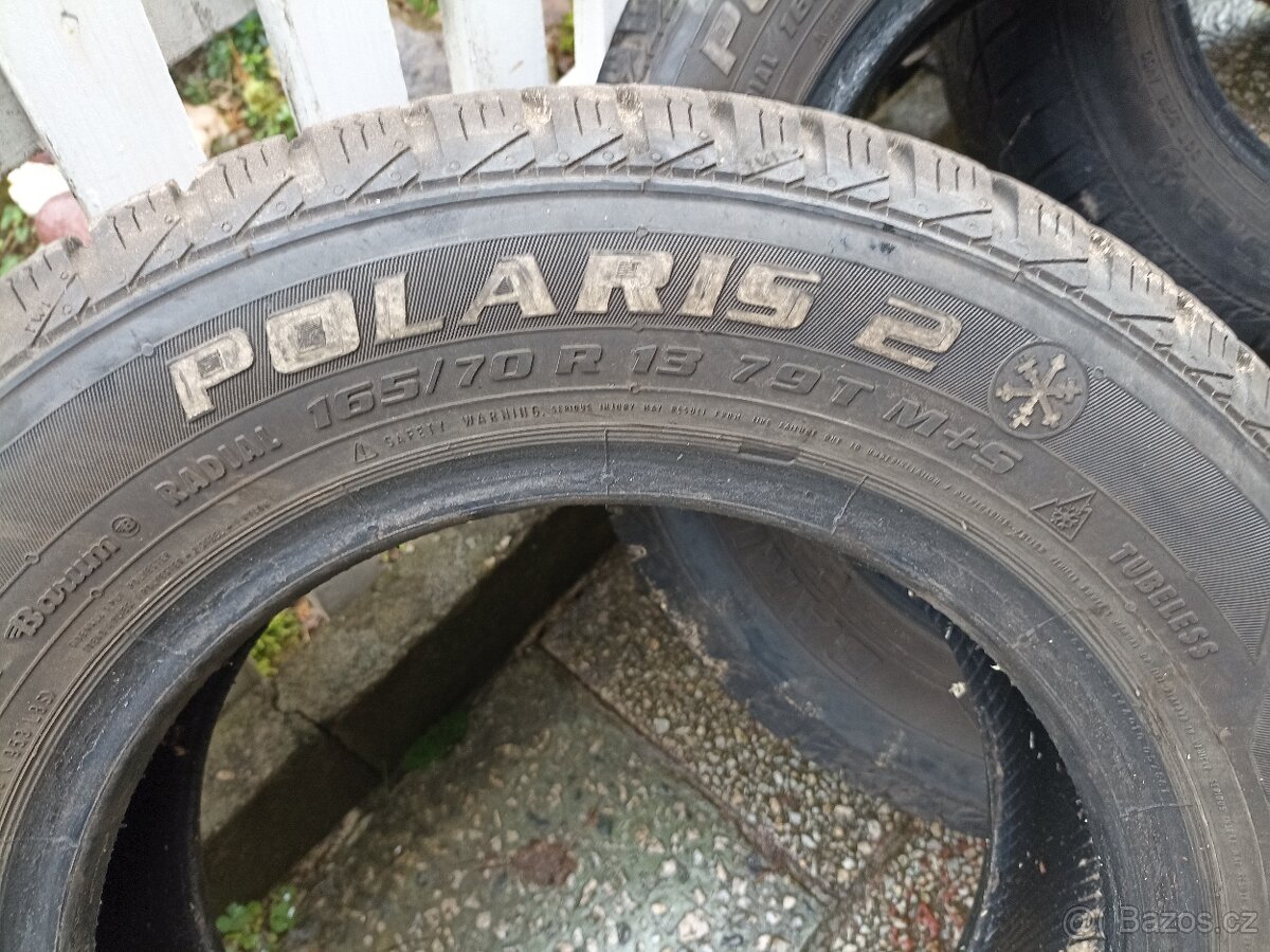 Zimní pneu 165/70 R13 M+S 4 kusy