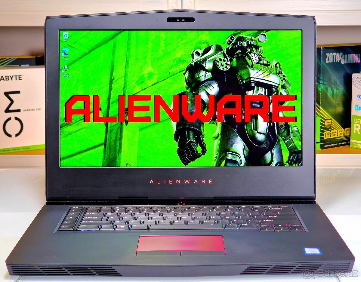 Herní notebook DELL ALIENWARE | GTX 1070 8GB | ZÁRUKA | 16GB