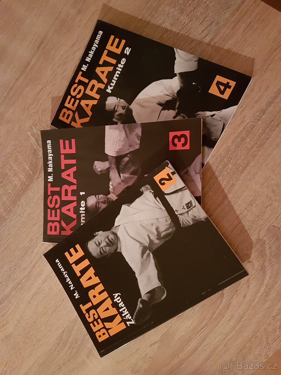 prodam 3  knihy best karate vse za 150kc
