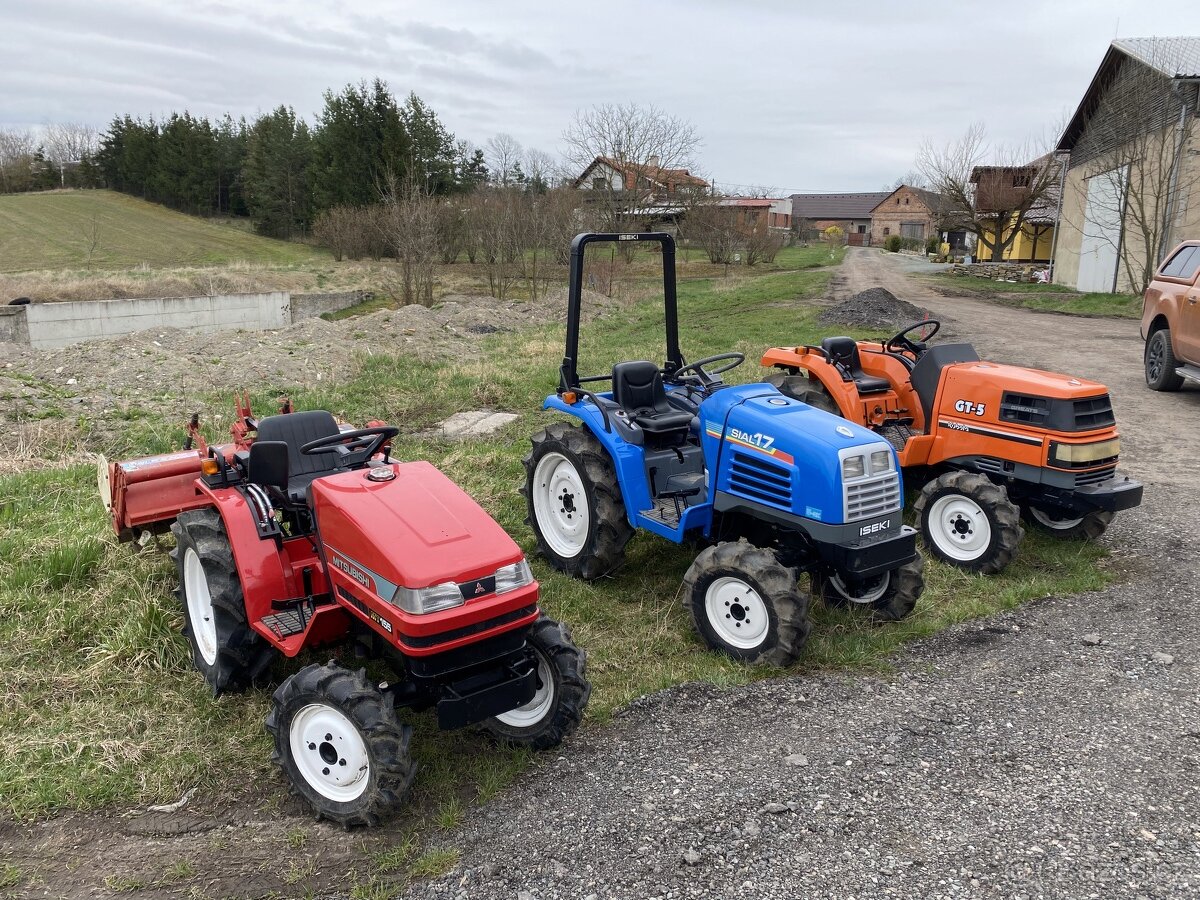 Malotraktor 4x4 Kubota, Yanmar, Iseki, Mitsubischi