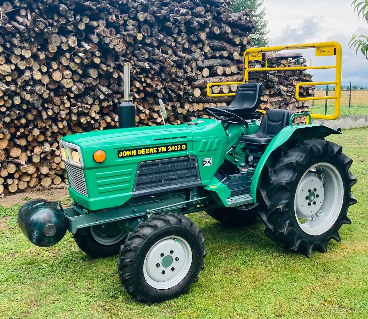 John Deere 30HP, malotraktor, 4x4, uzávěrka