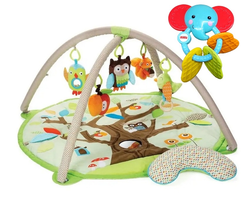 Skip hop hrací deka s hrazdou + kousátko Fisher-Price