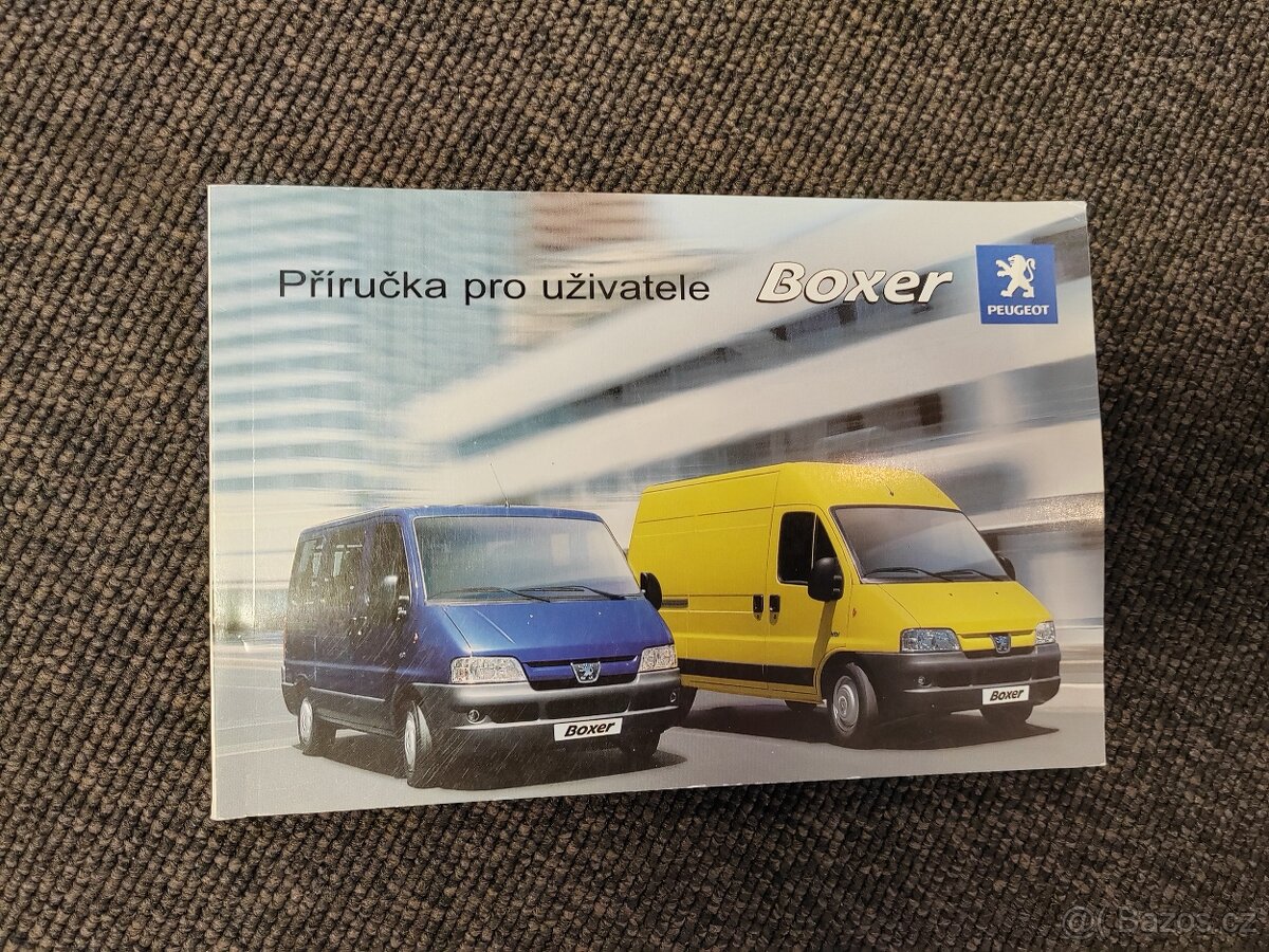 Nový český návod k obsluze Peugeot Boxer