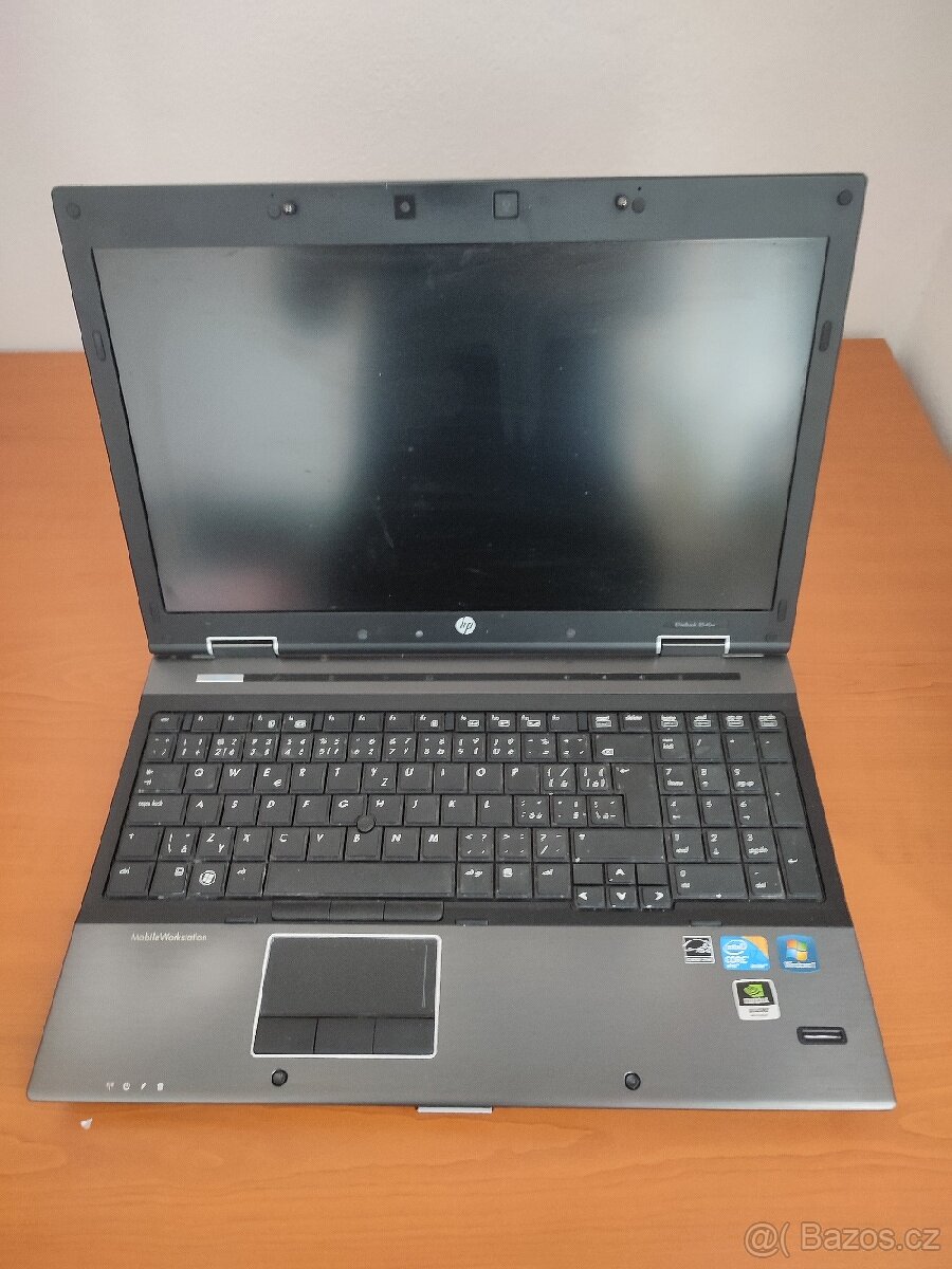 HP EliteBook 8540w - i7, 8GB, SSD160GB, Quadro FX880M,W11Pro