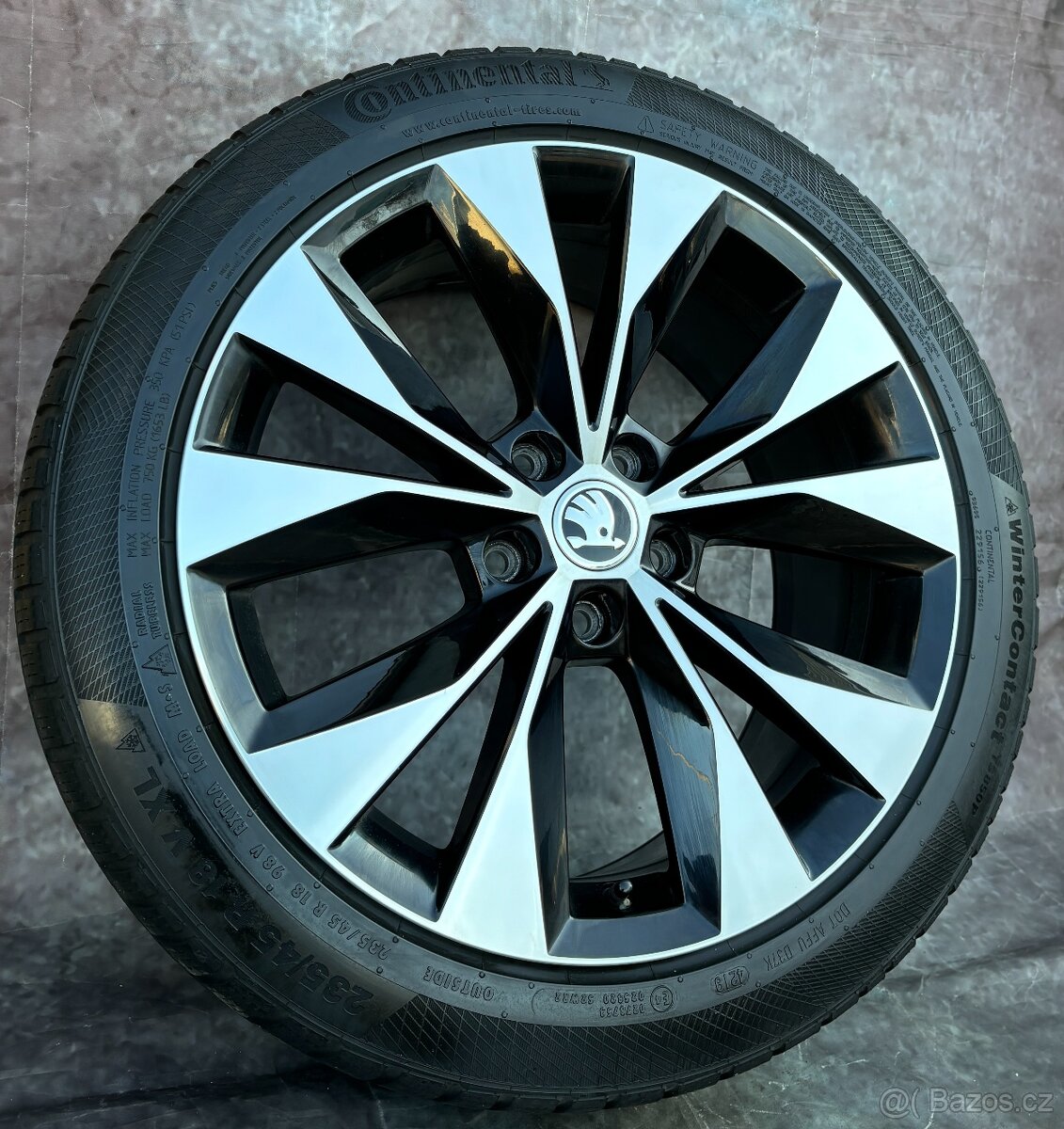 Originální Alu kola 5x112 Škoda Superb 3,III 235/45/18