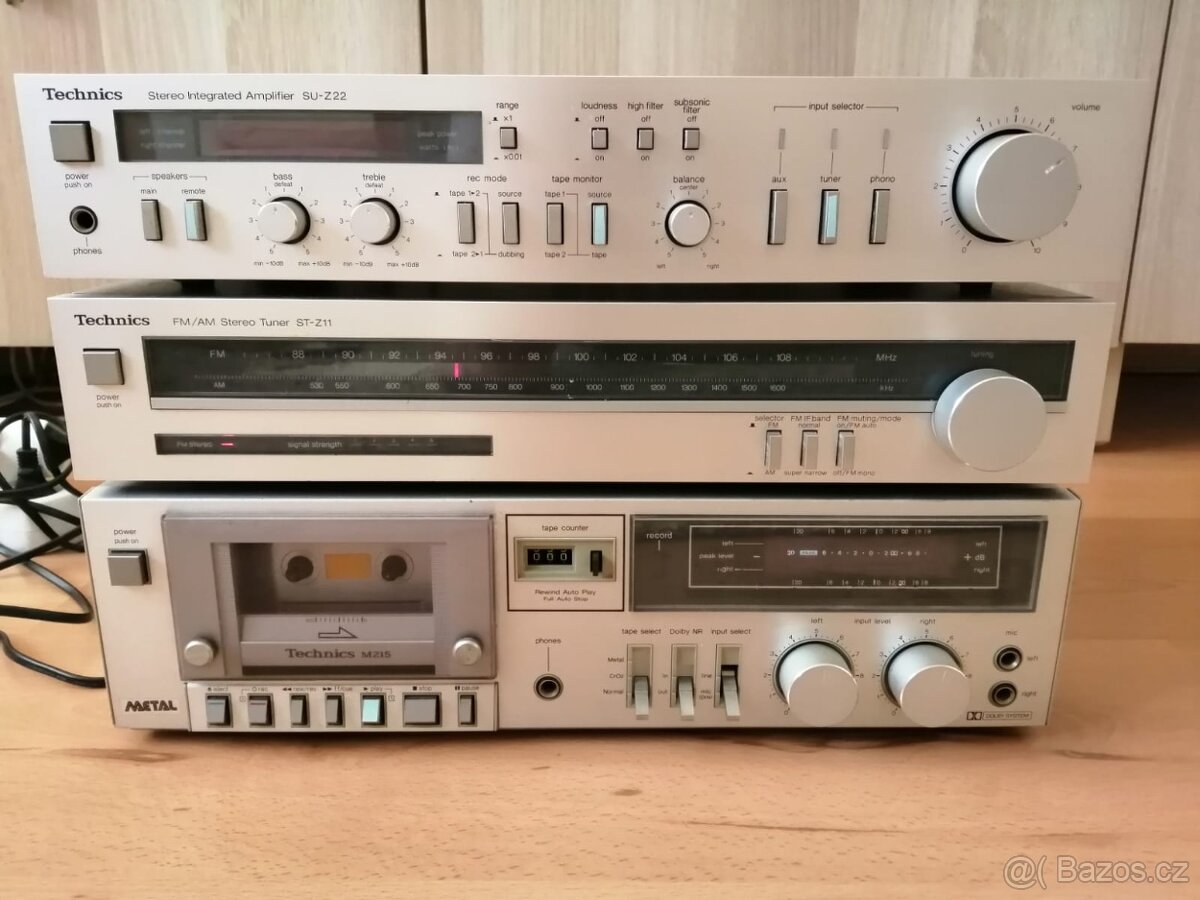 Technics SU-Z22 /zesilovač, ST-Z11/Tuner, M215 /Deck