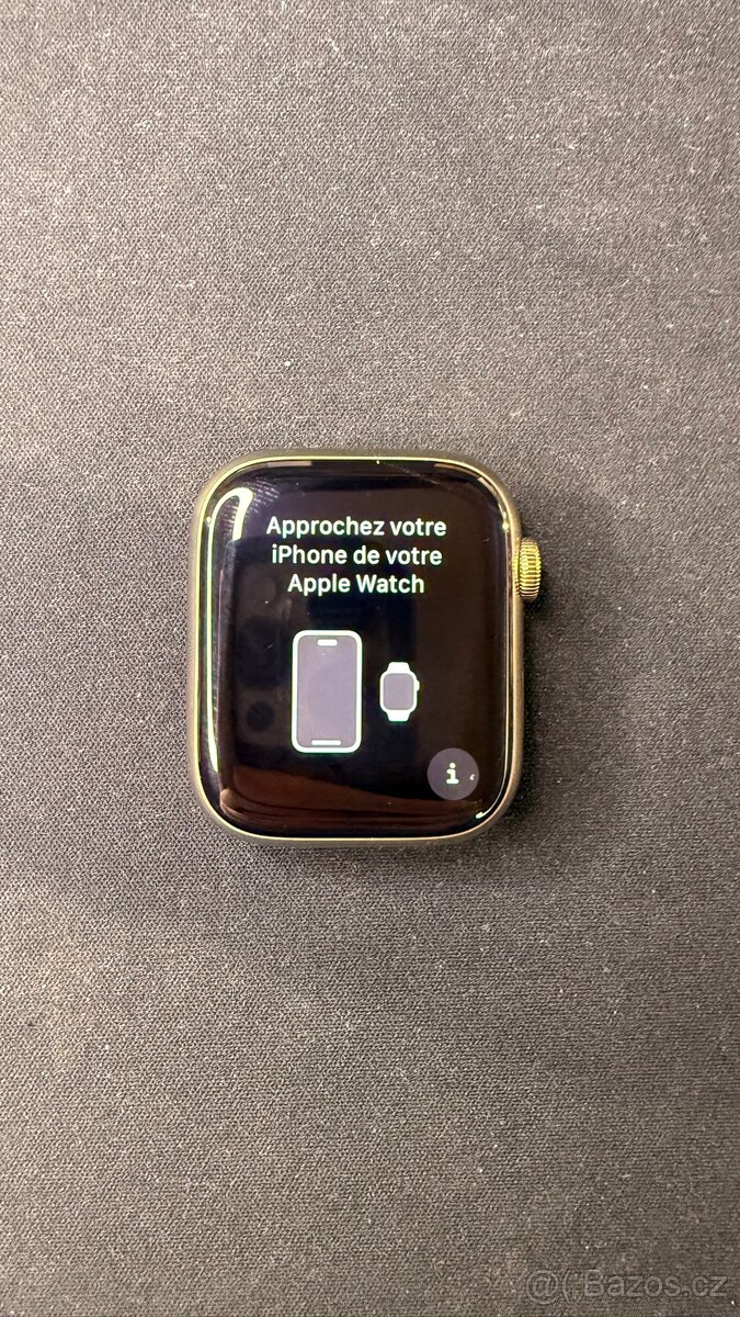 Apple Watch series 7 45mm zlaté cellular