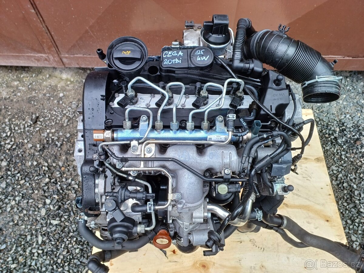 Motor 2,0 tdi 125kw typ CEGA kompletní dovoz