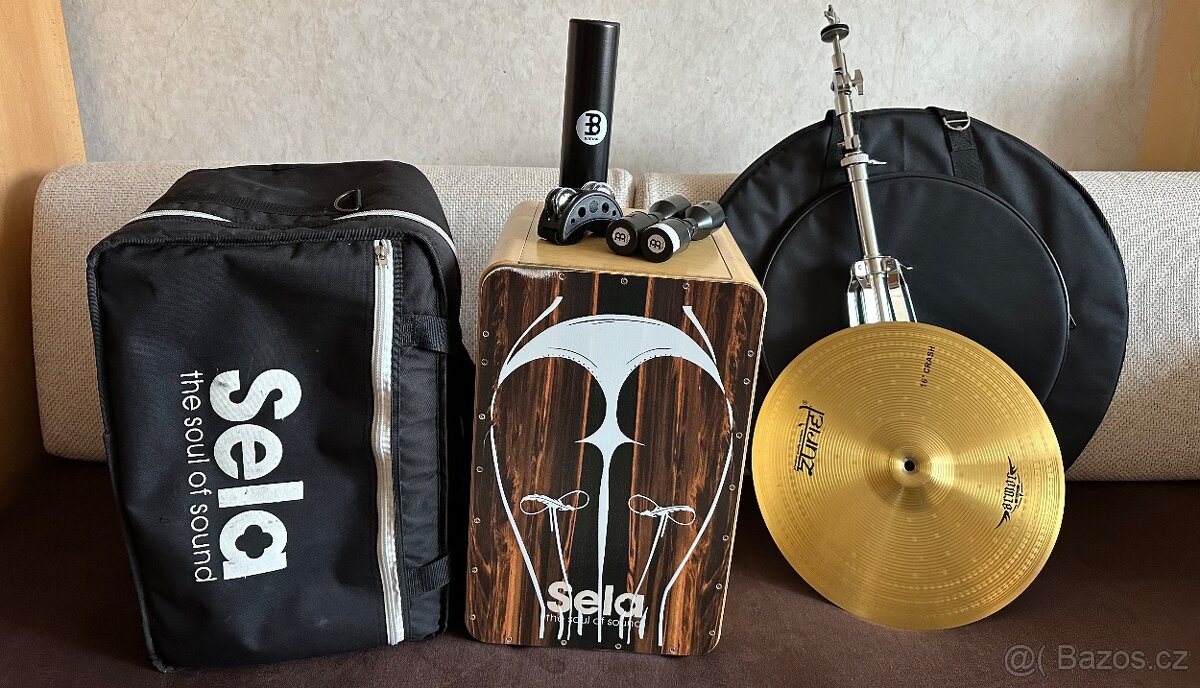 Cajon Sela SE 105 CaSela Dark Nut + příslušenství