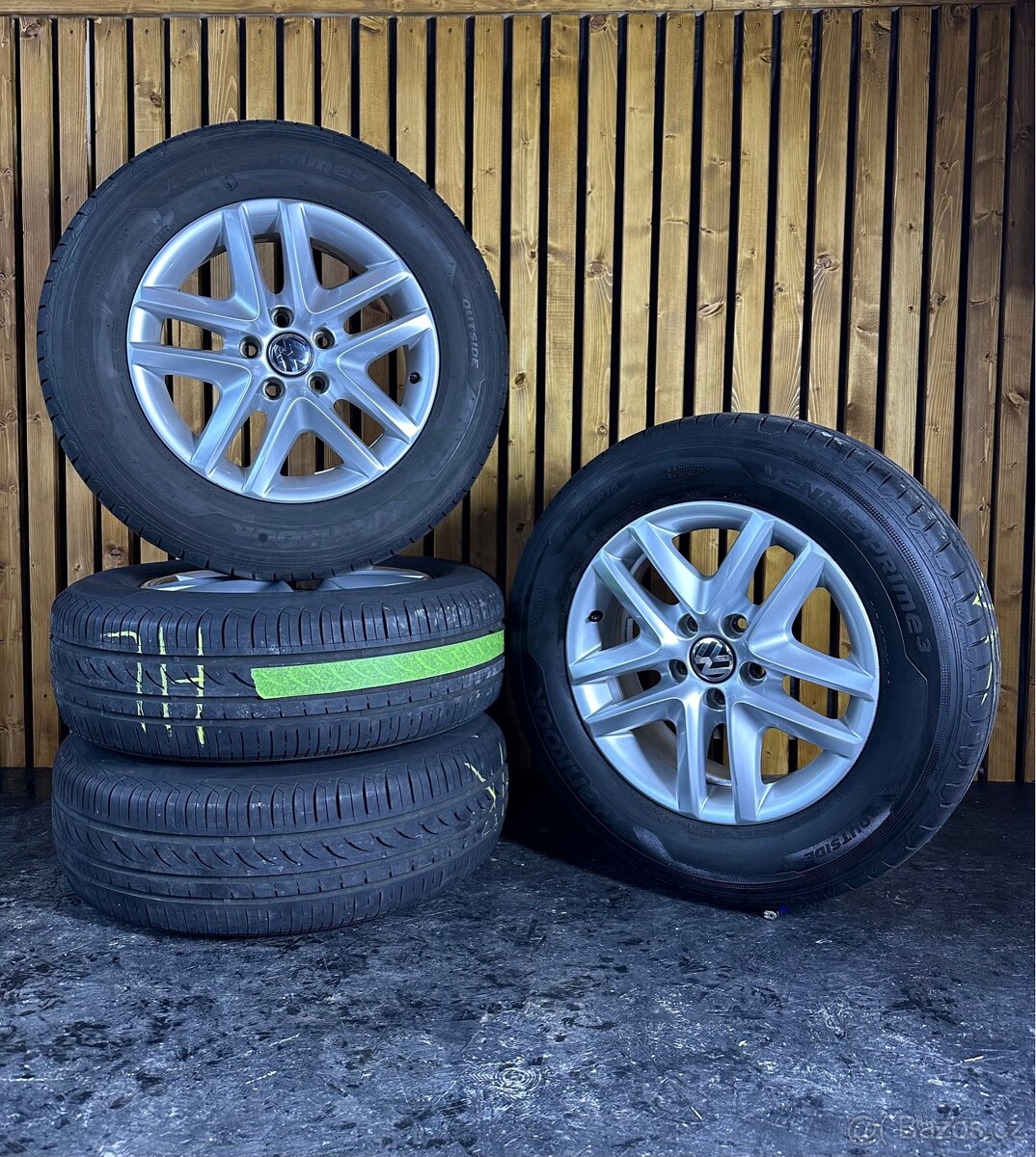 Alu kola 5x112 r16 s letním pneu (tig1)