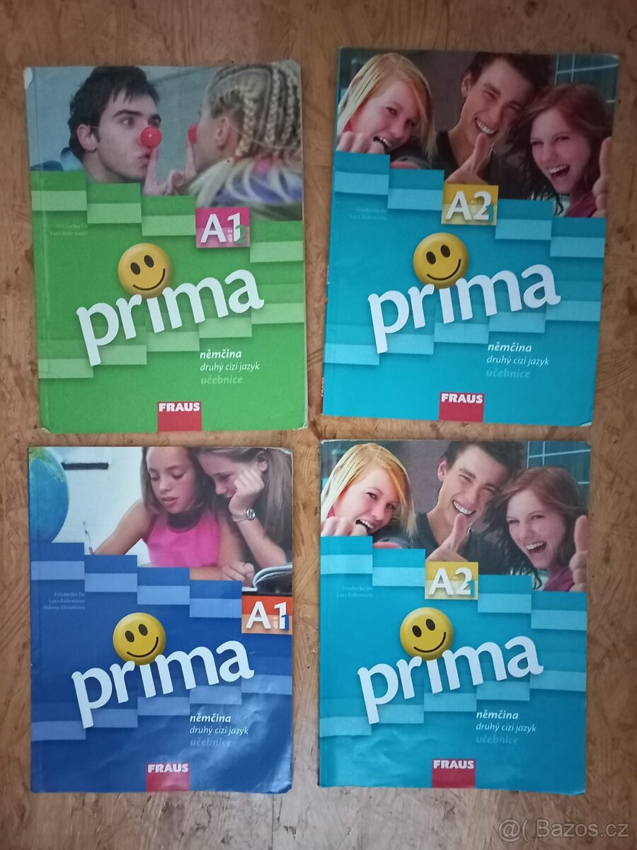 Prima (němčina) učebnice, díly A1/1, A1/2, A2/1, cena za kus