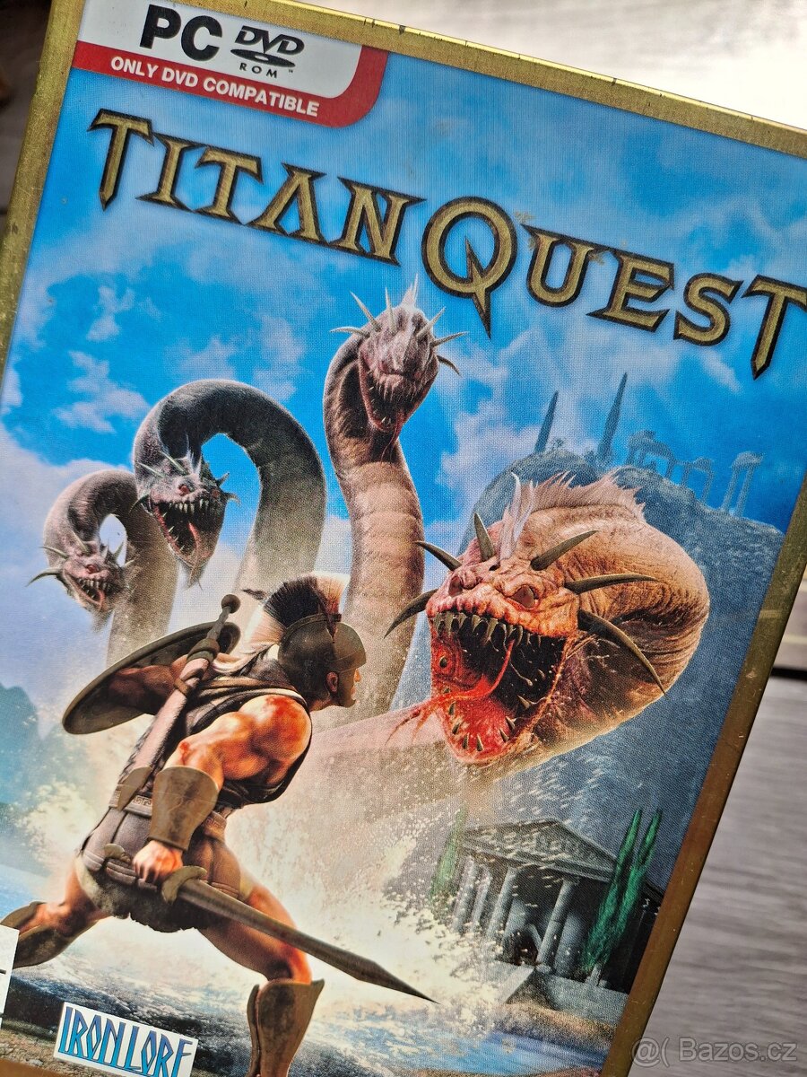 Titan Quest Steelbook zlatý PC hra pro sběratele