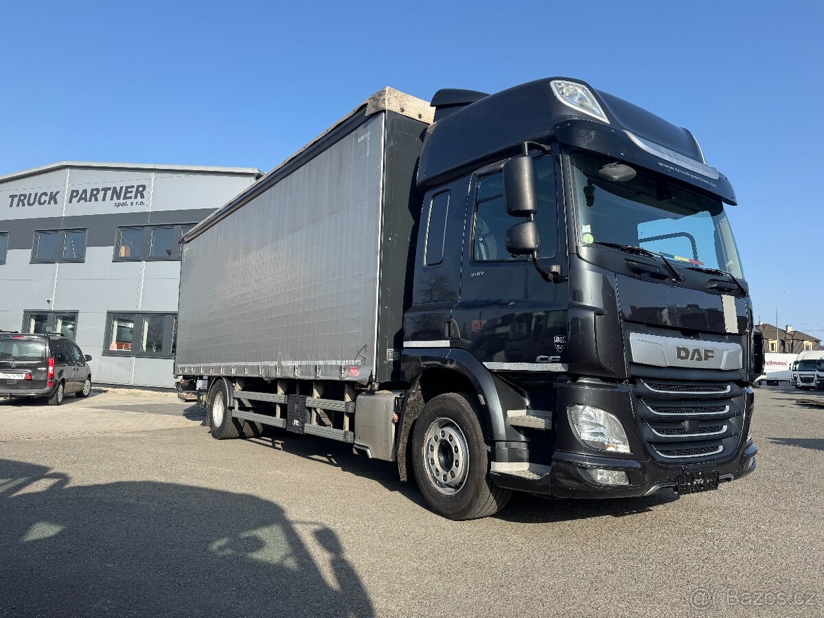 DAF CF 340, VELKÝ MOTOR, 2018, 20 PALET, ČELO