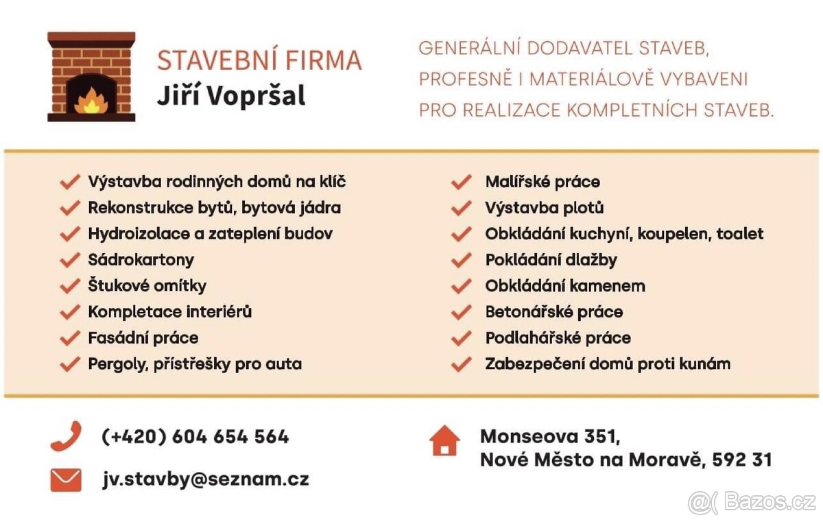 Stavební firma Jiří Vopršal