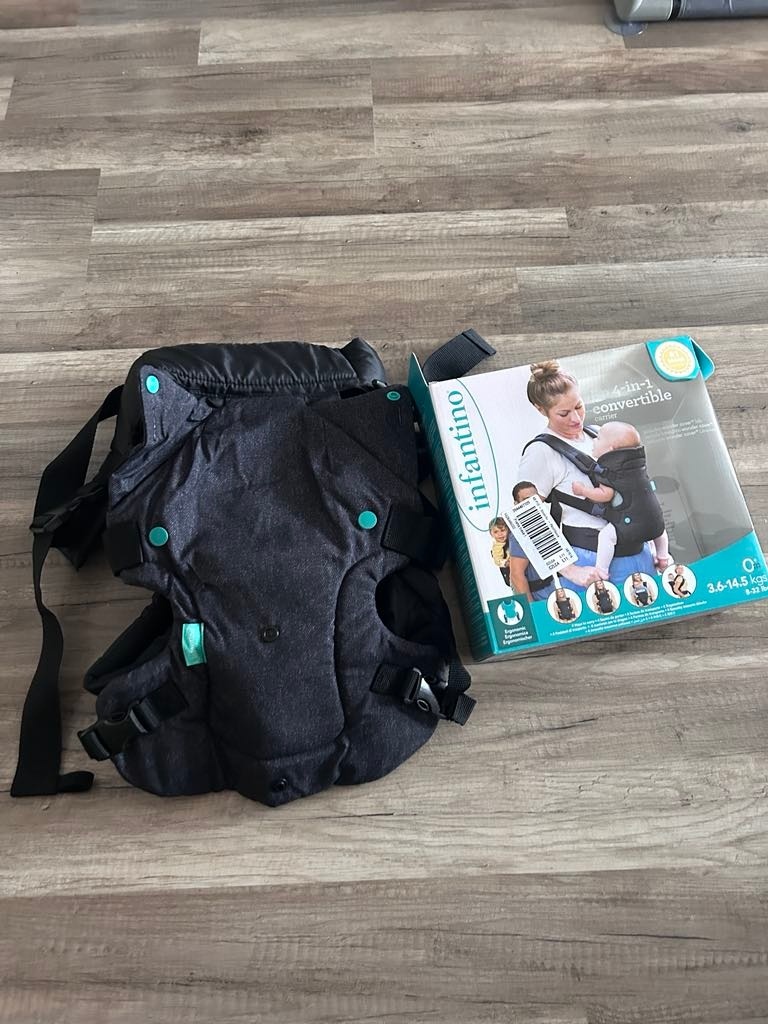 Dětské nosítko Infantino Flip Advanced 4v1 Black