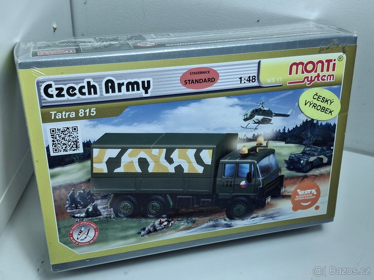 Nová stavebnice Monti System Tatra 815 Czech Army