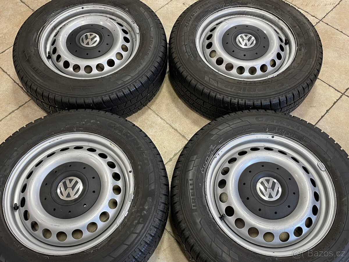 Zimní sada 5x120 original VW T5/T6 215/65 R16C Pirelli