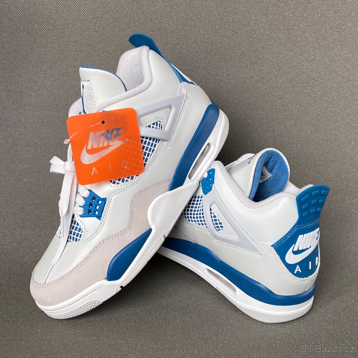 Nové Jordan 4 Retro Military Blue vel 44