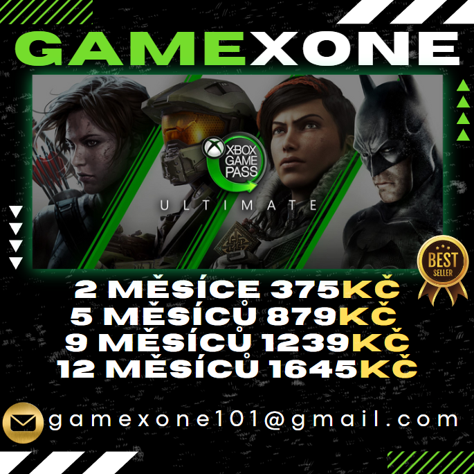 Xbox Game Pass Ultimate 2/5/9/12 měsíců - NEJLEPŠÍ CENA