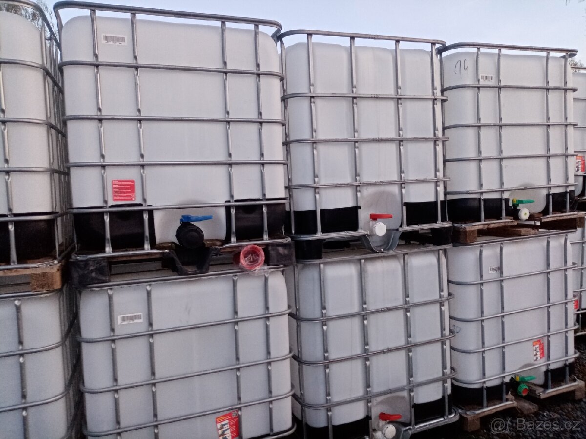 IBC nádrže kontejnery na 1000 litrů 1399,-