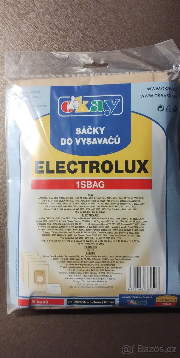 1SBAG Electrolux, Philips, AEG - sáčky