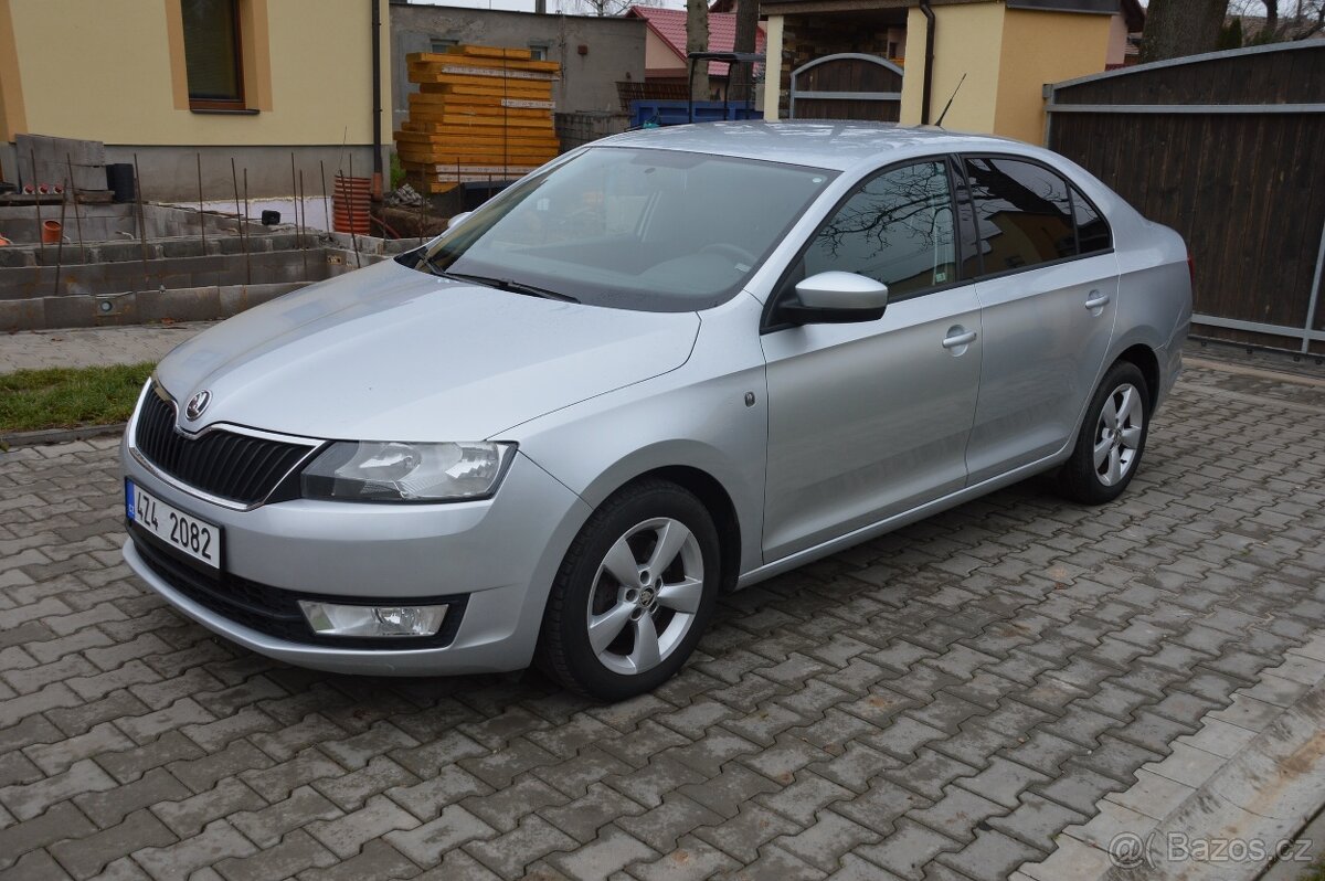 Škoda Rapid sedan 1.2TSI 77kW 198tkm 12/13 klima ALU