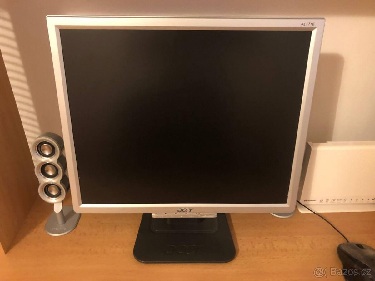 LCD Monitor ACER 17" AL1716, 4:3, 1280x1024, dobrý stav