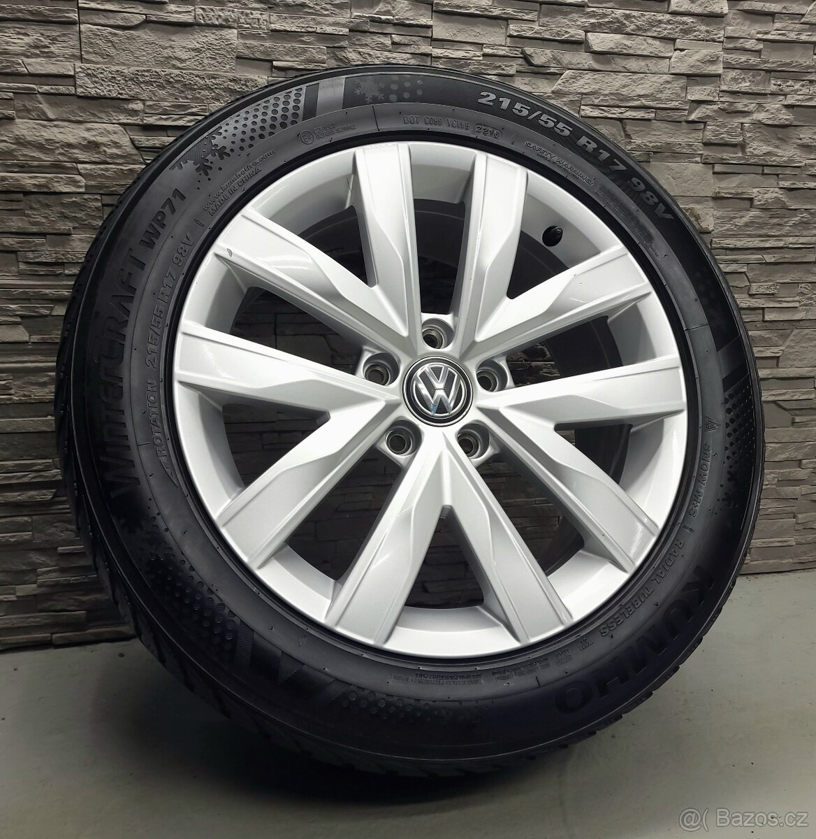 17" Originál VW Marstrand 5x112 zimni pneu 5-6mm