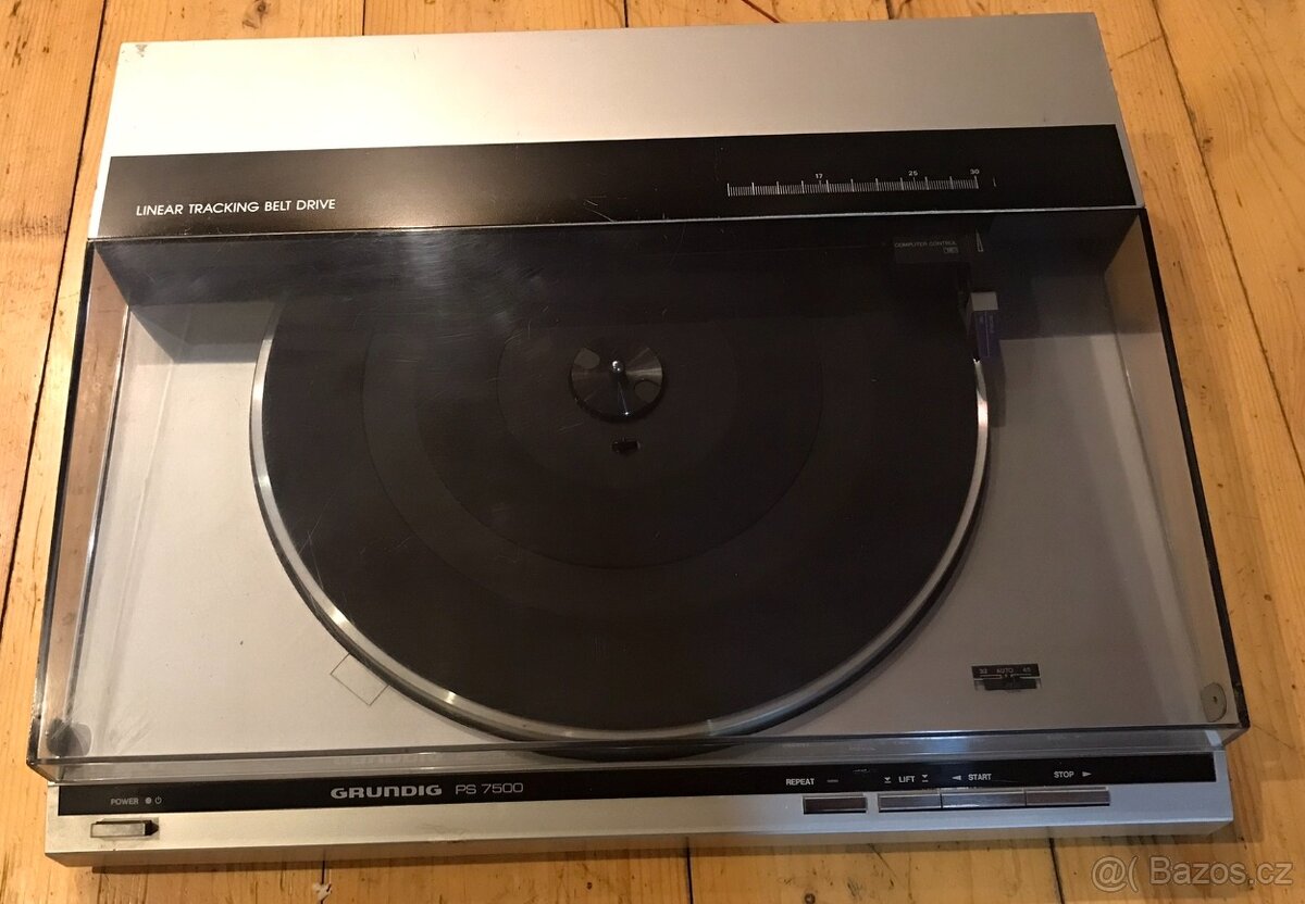 TANGENCIÁLNÍ GRAMOFON GRUNDIG / TECHNICS  (ROK 1983) PLNÝ AU