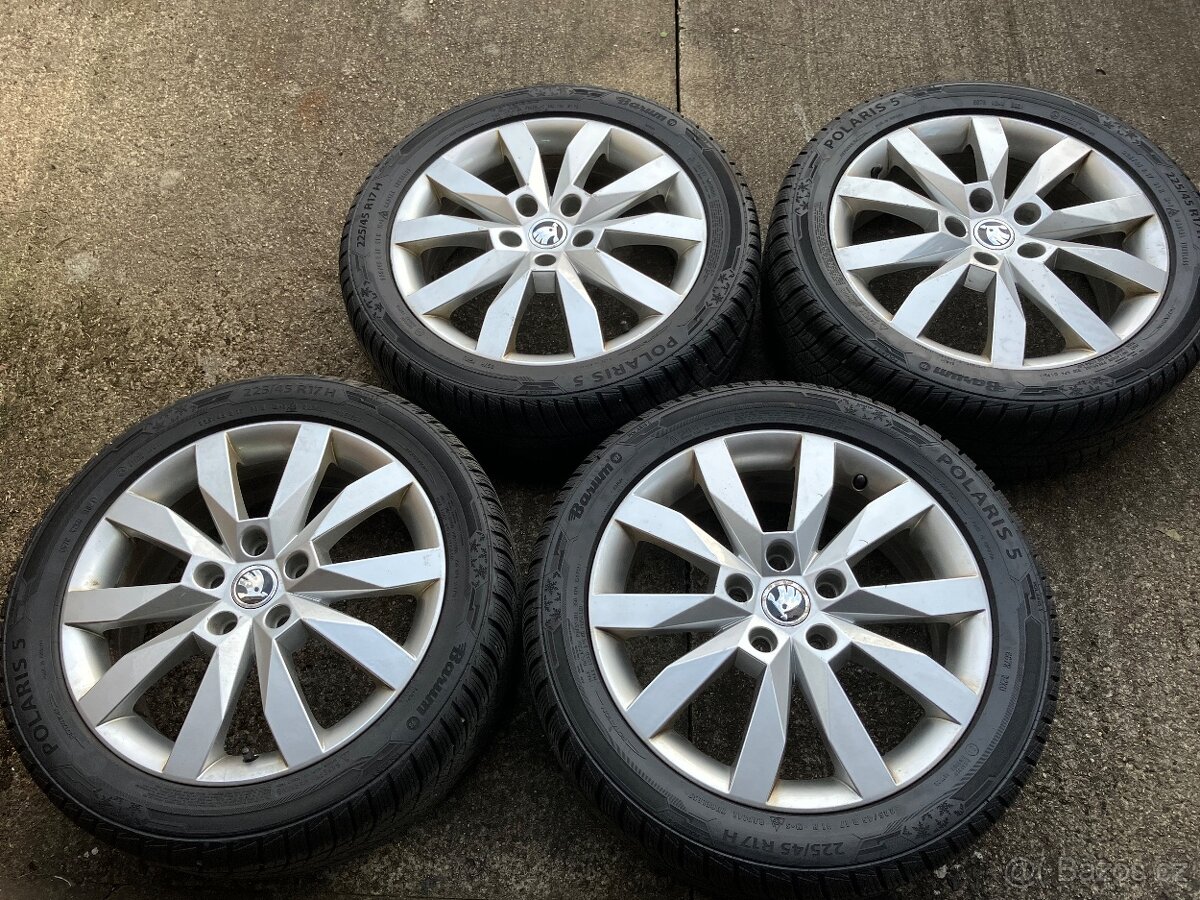 Alu kola R17 5x112 Škoda Crystal