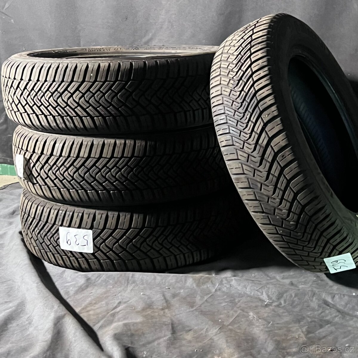 Letní pneu 155/65 R14 75T Continental celoroční  2x5,5mm a 2