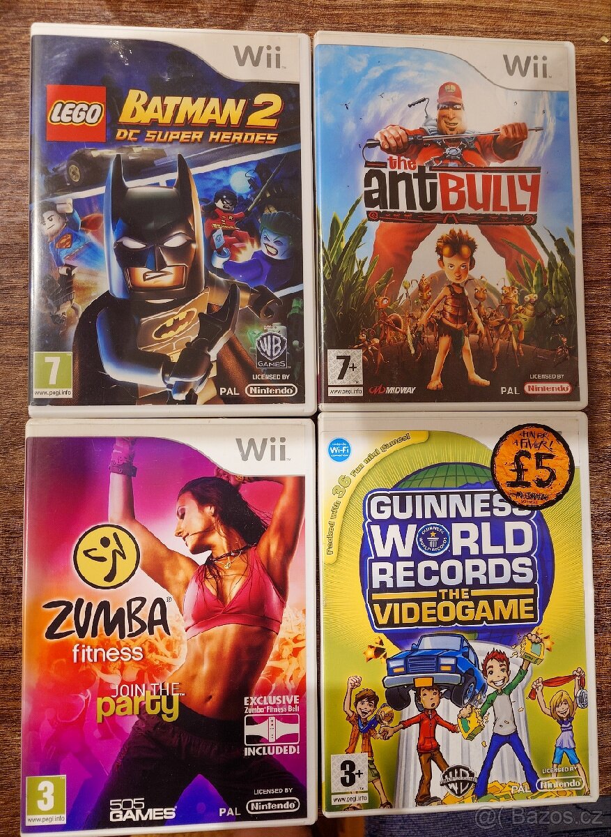 Hry Nintendo Wii, Batman 2 Lego, Ant Bully, Zumba