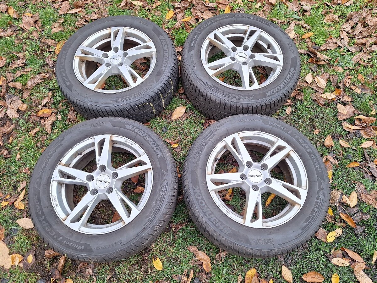 Alu kola 5x112 R16 zimní pneu R16 215 60 16