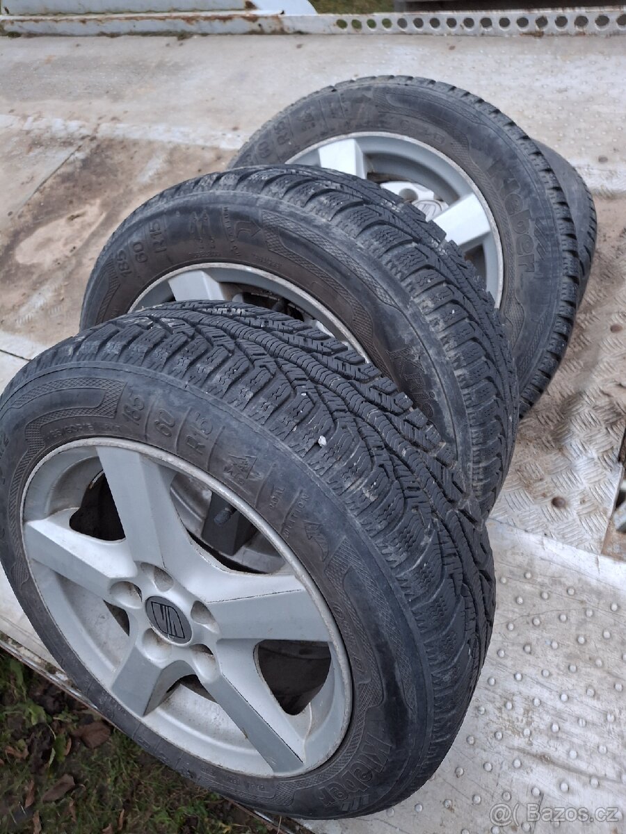 Prodám zimní Alu VW/Seat/Škoda 185/60r15