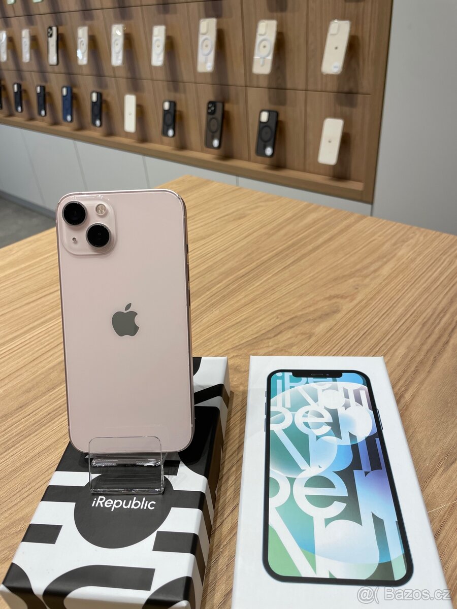 iPhone 13, 128 GB, Záruka 2roky, Baterie 86% Ružová