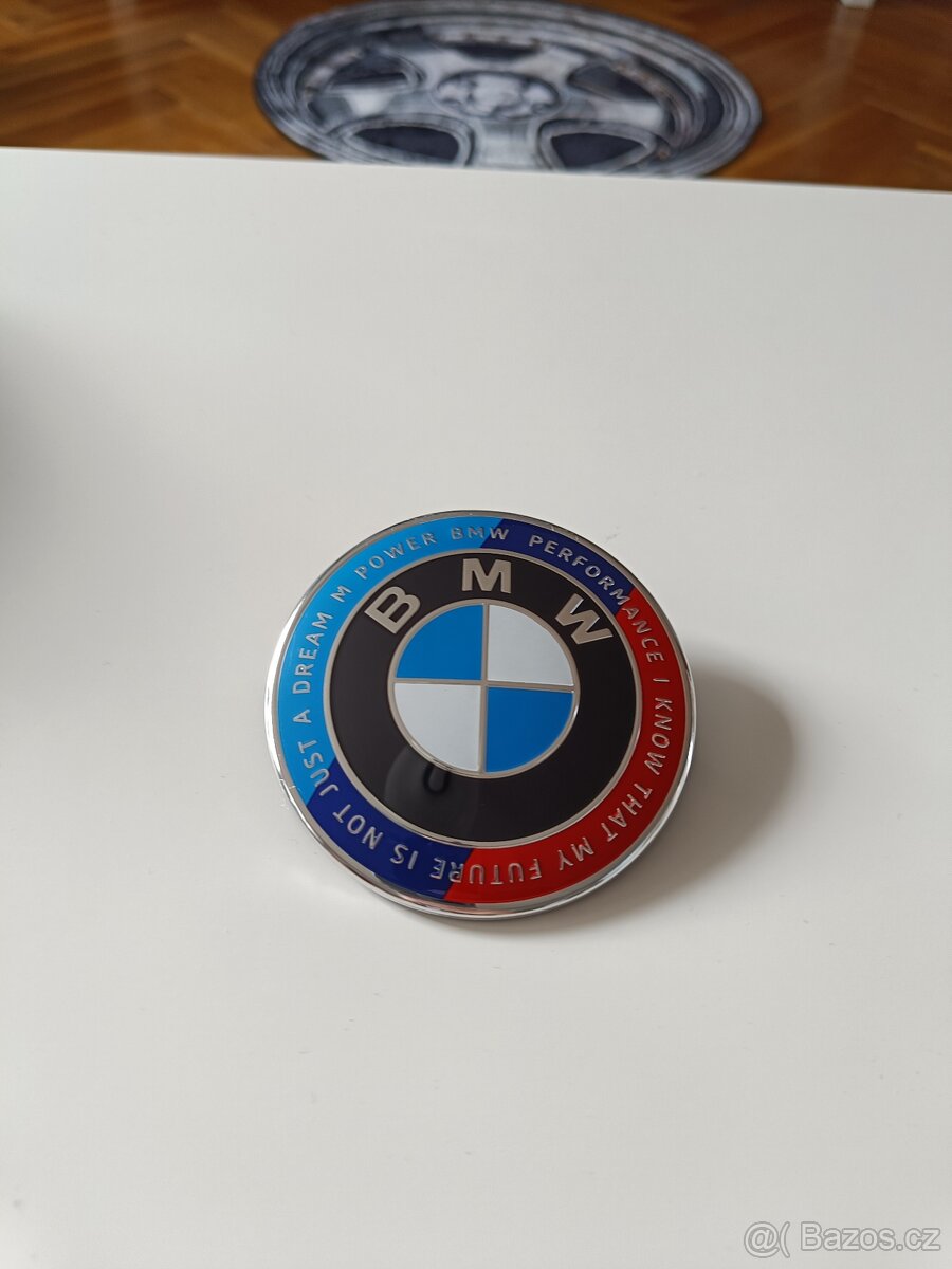 BMW znak přední logo 50 let výročí M 82mm