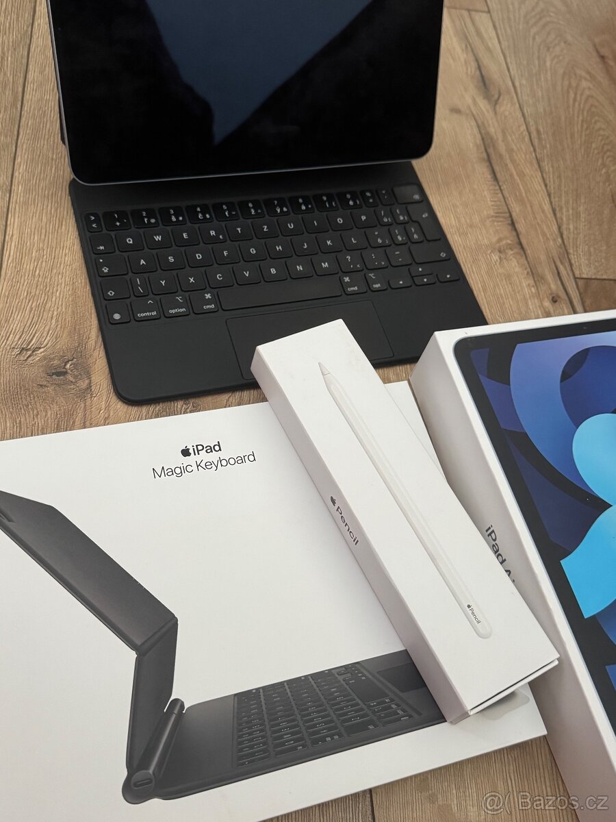 IPad Air, magic keyboard , Apple Pencil