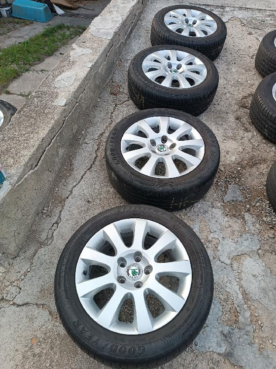 Orig. letní alukola Škoda Superb 1 7Jx16H2, 5x112, ET37