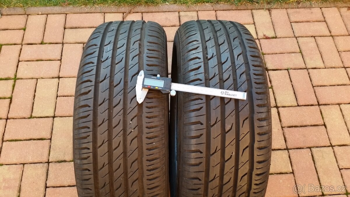 Letní pneumatiky SEMPERIT 205/60 R16 2x8,3mm zánovní