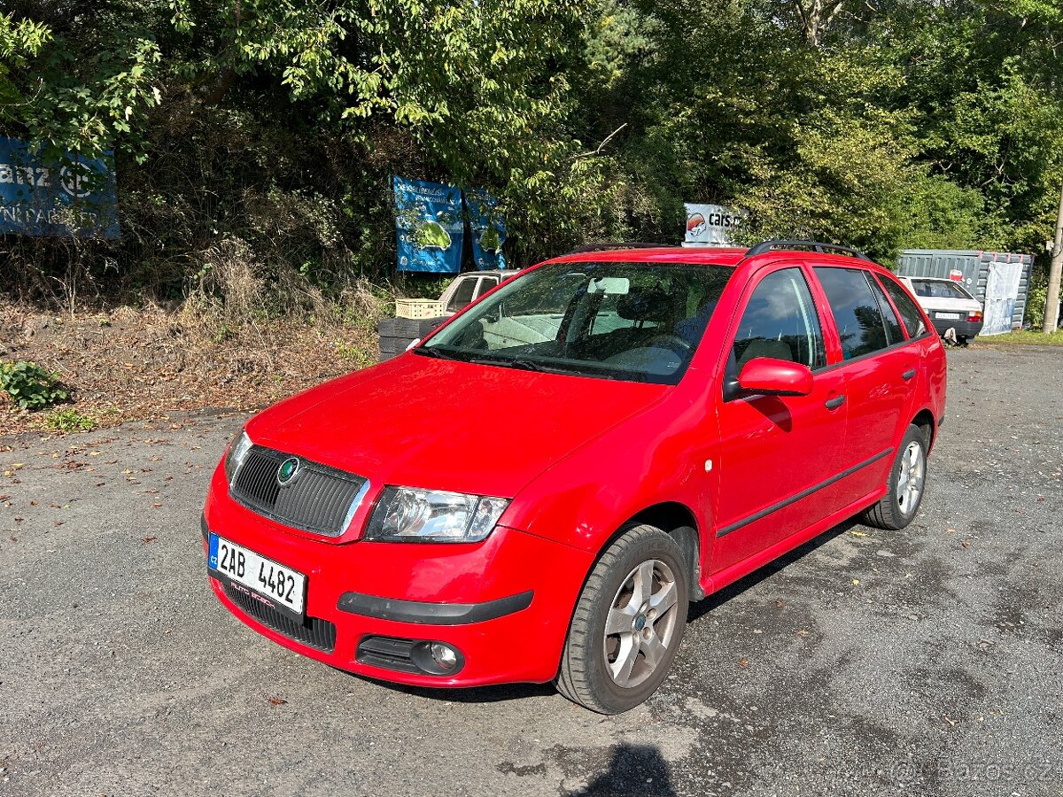 Škoda Fabia combi 1,4i 59kW, nové v ČR, r.v. 2006