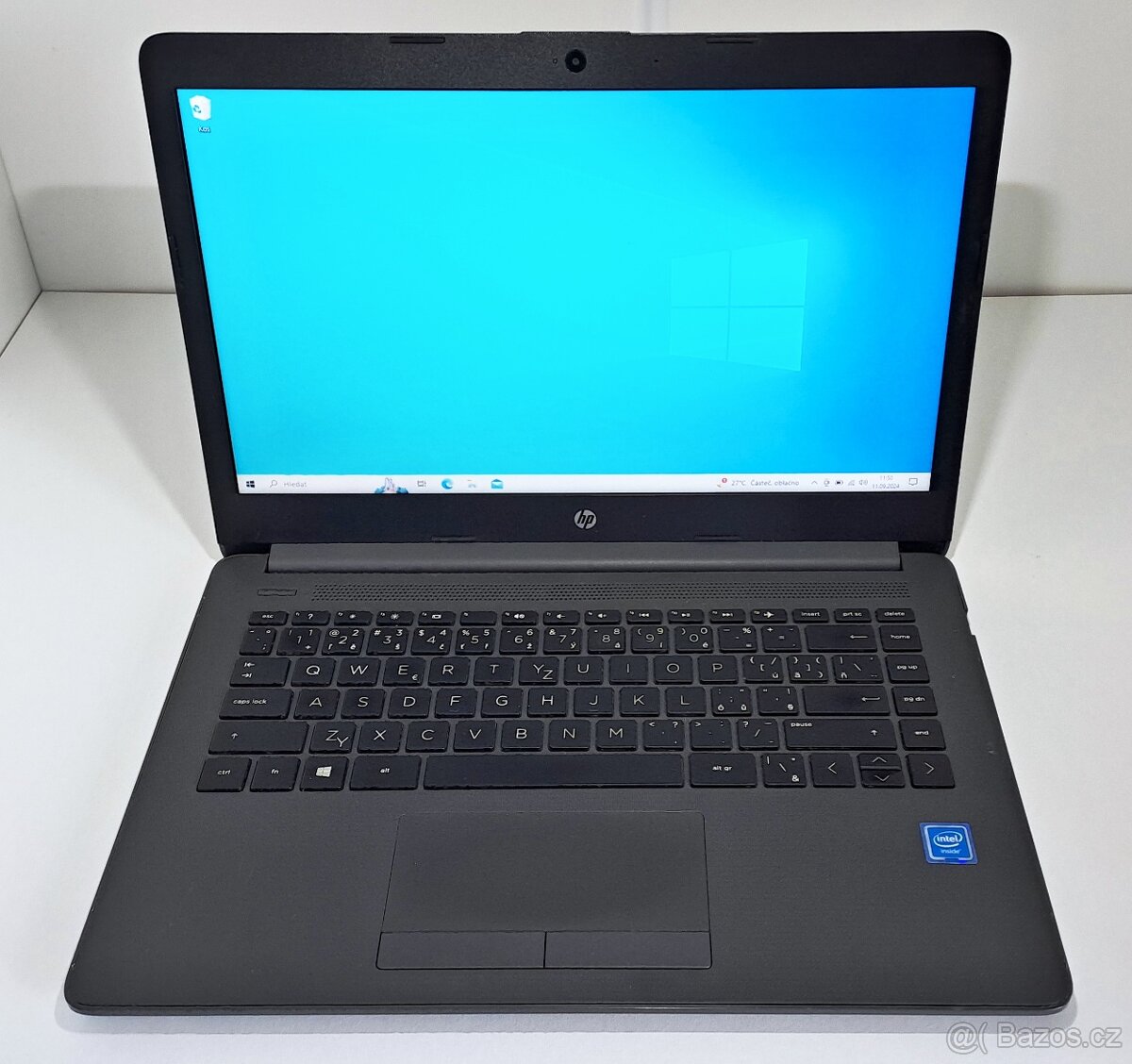 HP 240 G7 Intel SSD128gb 8gb RAM 14"HD W10 5hod bat