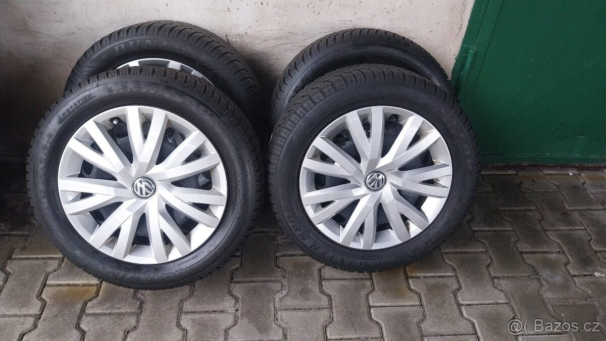 Prodám zimní sadu Vw,Škoda pneu 205/55/16