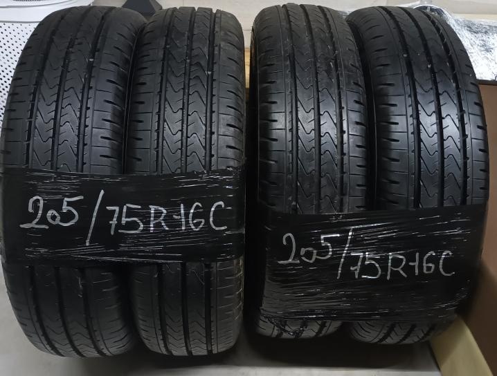 Pneumatiky zn. Tomket 205/75R 16C, letní, zánovní, 4 ks