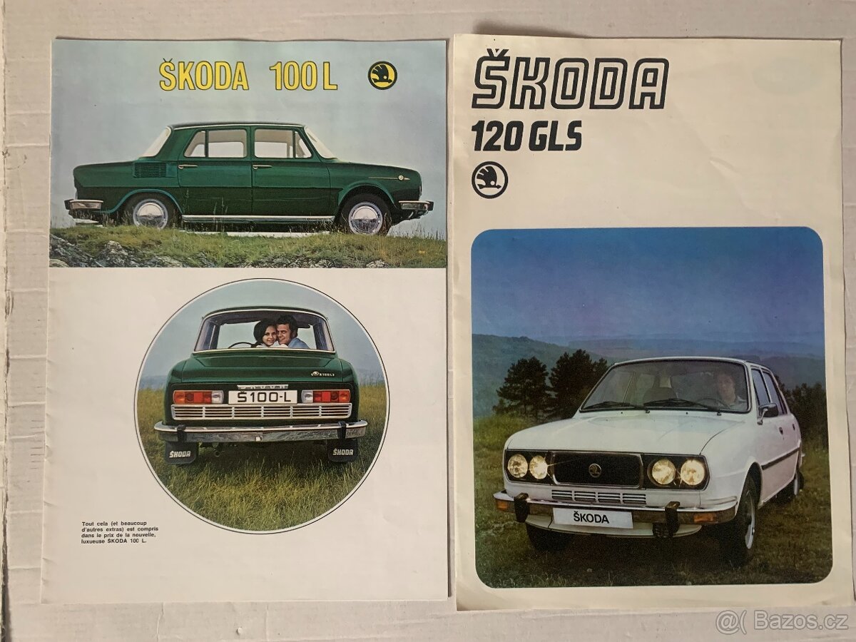 Škoda 100L a 120GLS - prospekty