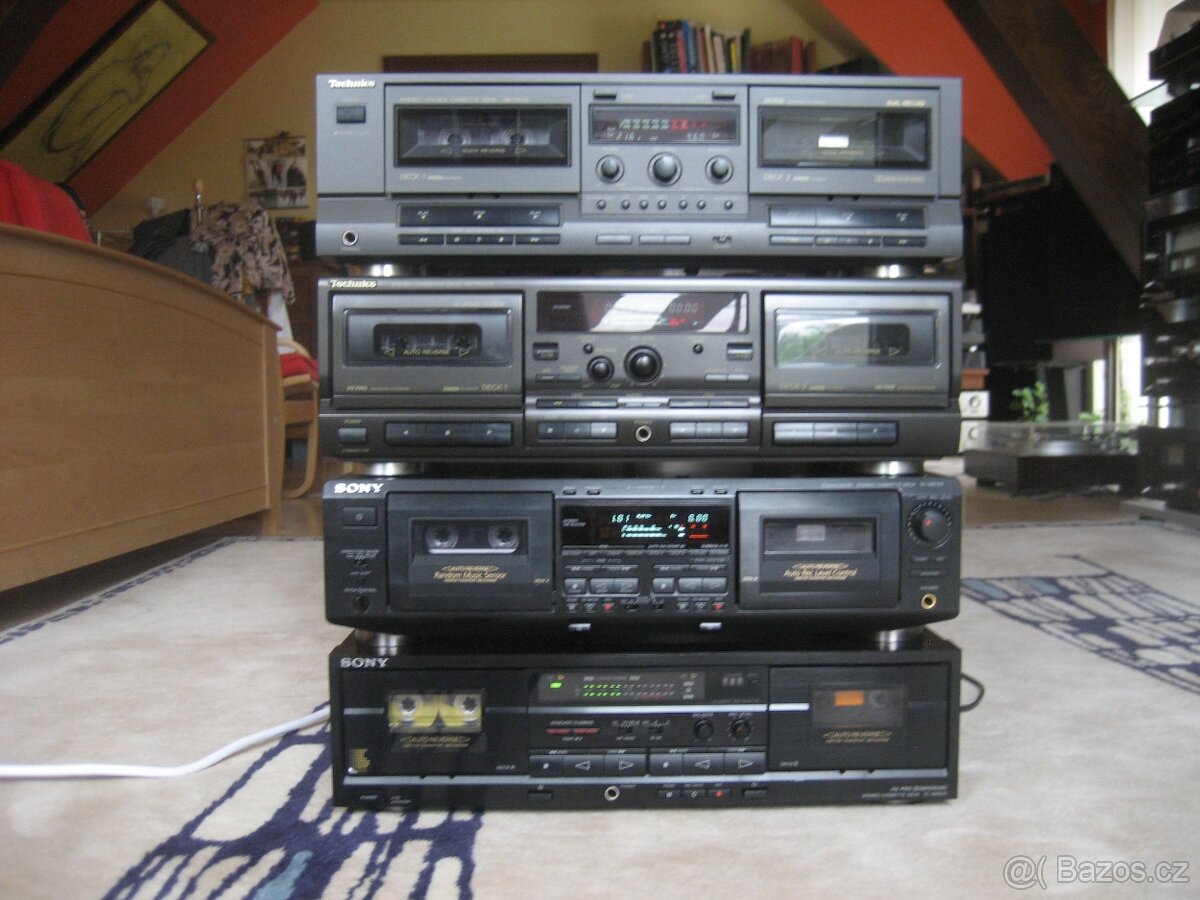 Prodám Tape deck TECHNICS + SONY