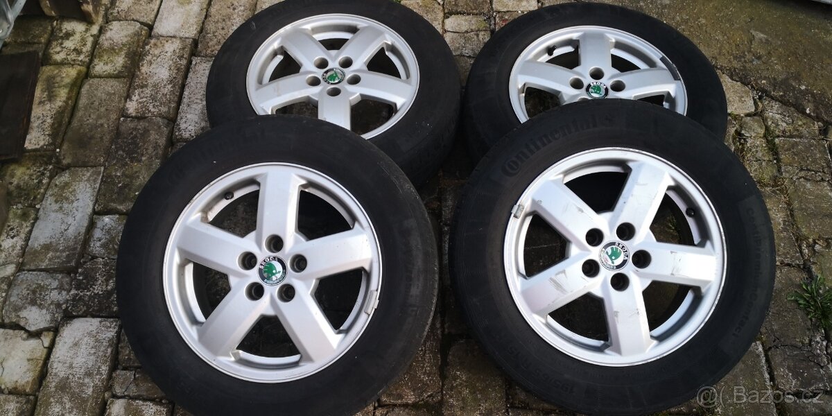 Letni pneu + disky Octavia I 195/65 R 15